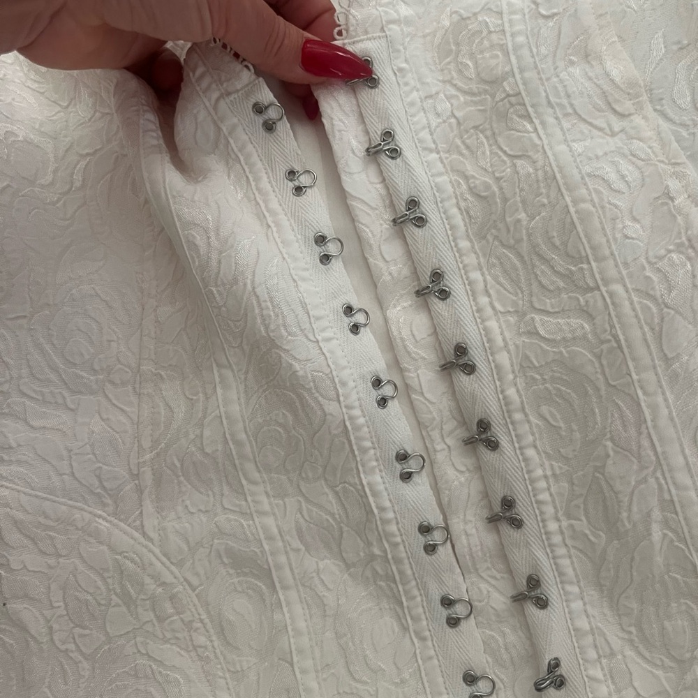 Anthropologie White Mini Dress - Picture 12 of 14